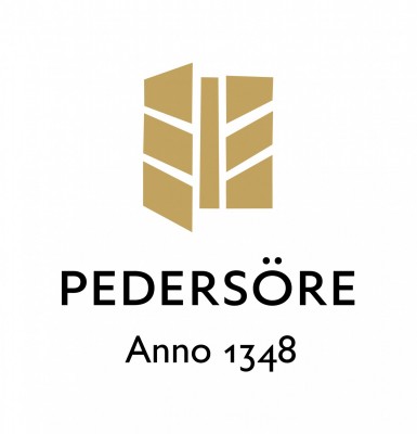 Pedersören uusi logo, lisäyksellä "Anno 1348".