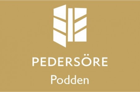 Pedersörepoddenin logo.