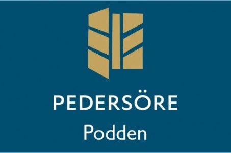 Pedersörepoddenin logo.