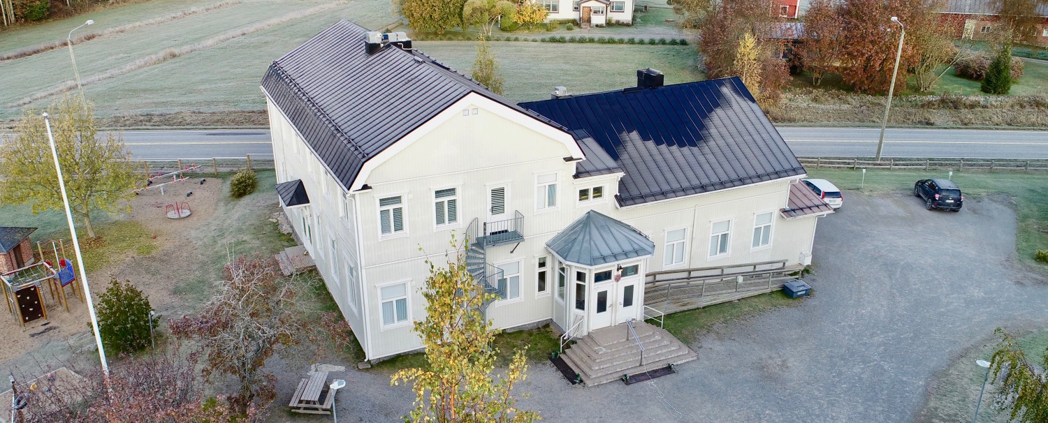 Sundby skola, flygbild