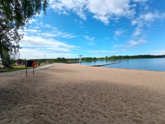 Cyanobakterier vid kittholmens badstrand